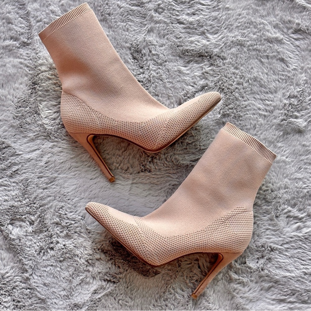 Fashion Nova sock booties